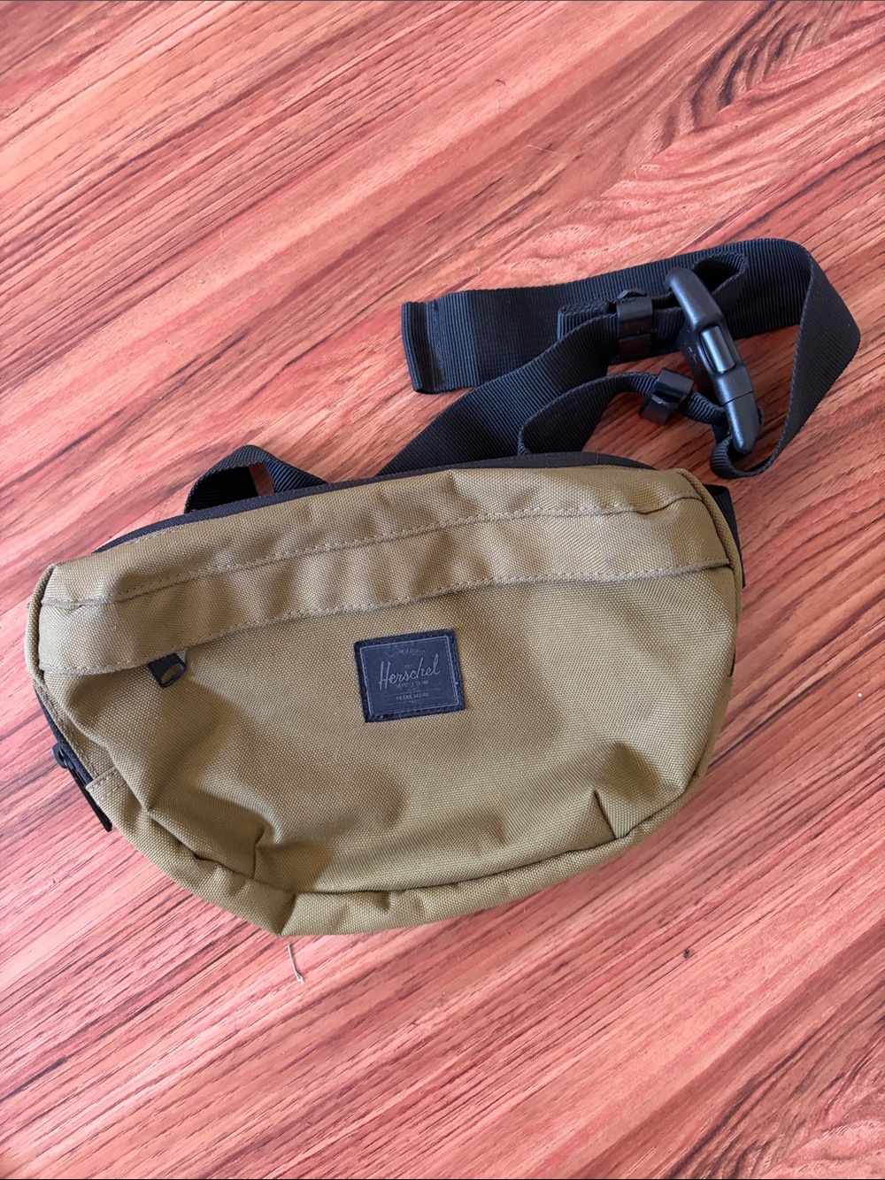 Herschel Supply Company Olive Hip Pack with Black Strap
